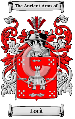 Locà Family Crest Download (JPG) Heritage Series - 300 DPI