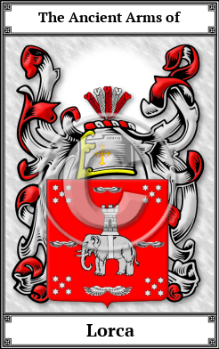 Lorca Family Crest Download (JPG)  Book Plated - 150 DPI