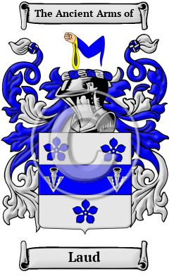Laud Family Crest Download (JPG) Heritage Series - 600 DPI
