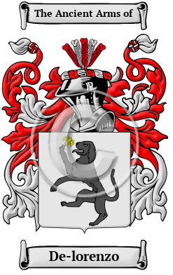 De-lorenzo Family Crest Download (JPG) Heritage Series - 300 DPI