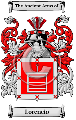 Lorencio Family Crest Download (JPG) Heritage Series - 600 DPI