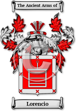 Lorencio Family Crest Download (JPG) Legacy Series - 600 DPI