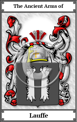 Lauffe Family Crest Download (JPG)  Book Plated - 150 DPI