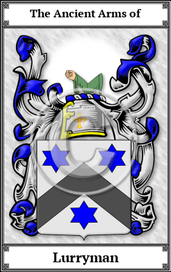 Lurryman Family Crest Download (JPG)  Book Plated - 150 DPI