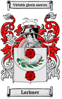 Larimer Family Crest/Coat of Arms