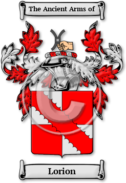 Lorion Family Crest Download (jpg) Legacy Series - 150 DPI
