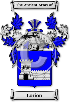Lorion Family Crest Download (jpg) Legacy Series - 150 DPI