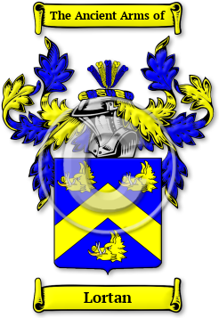 Lortan Family Crest Download (jpg) Legacy Series - 150 DPI