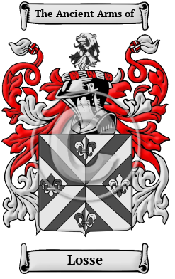 Losse Family Crest Download (JPG) Heritage Series - 600 DPI