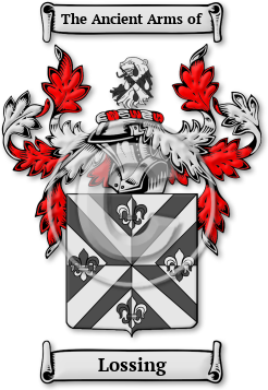 Lossing Family Crest Download (jpg) Legacy Series - 150 DPI