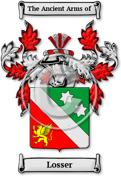 Losser Family Crest Download (jpg) Legacy Series - 150 DPI