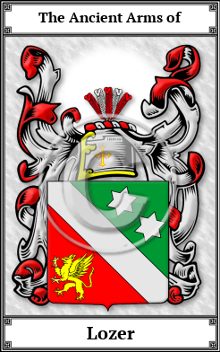 Lozer Family Crest Download (JPG)  Book Plated - 150 DPI