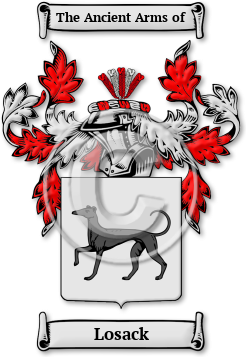 Losack Family Crest Download (jpg) Legacy Series - 150 DPI