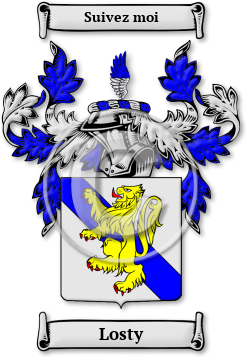 Losty Family Crest Download (jpg) Legacy Series - 150 DPI