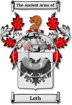 Loth Family Crest Download (JPG) Legacy Series - 600 DPI