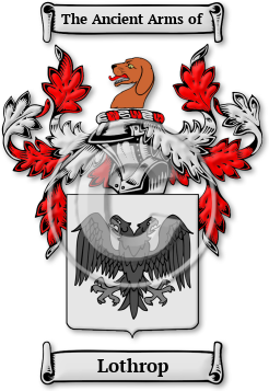 Lothrop Family Crest Download (jpg) Legacy Series - 150 DPI