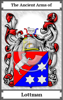 Lottman Family Crest Download (JPG)  Book Plated - 150 DPI