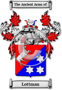 Lottman Family Crest Download (jpg) Legacy Series - 150 DPI