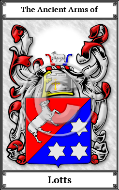 Lotts Family Crest Download (JPG)  Book Plated - 150 DPI