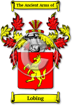 Lobing Family Crest Download (jpg) Legacy Series - 150 DPI