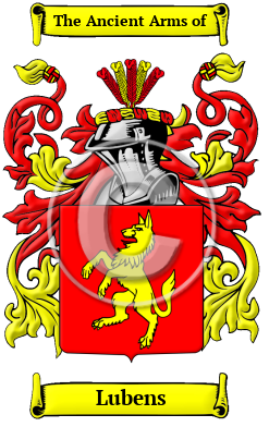 Lubens Family Crest/Coat of Arms