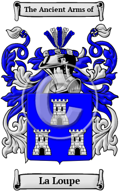 La Loupe Family Crest/Coat of Arms