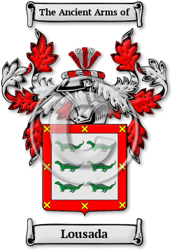 Lousada Family Crest Download (JPG) Legacy Series - 600 DPI