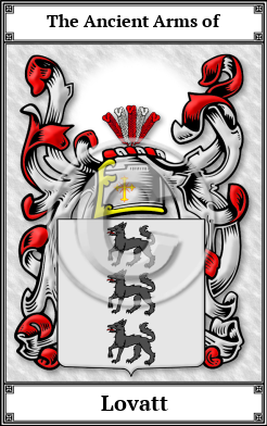 Lovatt Family Crest Download (JPG)  Book Plated - 150 DPI