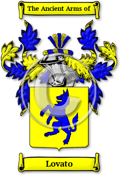 Lovato Family Crest Download (jpg) Legacy Series - 150 DPI