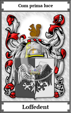 Loffedent Family Crest Download (JPG)  Book Plated - 150 DPI