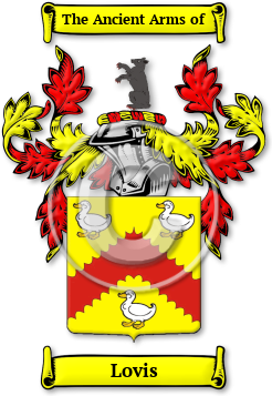 Lovis Family Crest Download (jpg) Legacy Series - 150 DPI
