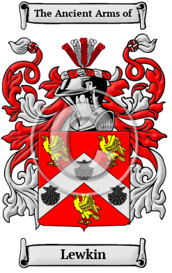 Lewkin Family Crest/Coat of Arms