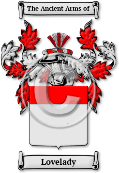 Lovelady Family Crest Download (jpg) Legacy Series - 150 DPI