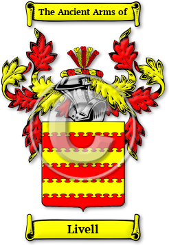 Livell Family Crest Download (JPG) Legacy Series - 600 DPI