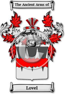 Lovel Family Crest Download (jpg) Legacy Series - 150 DPI
