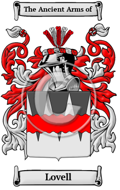 Lovell Family Crest Download (JPG) Heritage Series - 600 DPI