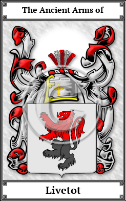 Livetot Family Crest Download (JPG)  Book Plated - 150 DPI