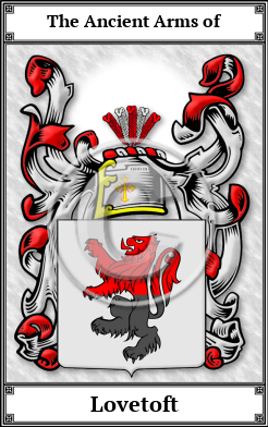 Lovetoft Family Crest Download (JPG)  Book Plated - 150 DPI