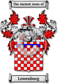Lowenburg Family Crest Download (jpg) Legacy Series - 150 DPI