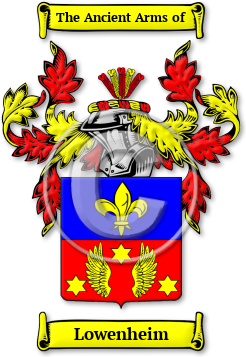 Lowenheim Family Crest Download (JPG) Legacy Series - 600 DPI