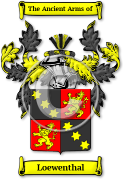 Loewenthal Family Crest Download (JPG) Legacy Series - 600 DPI