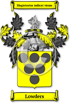 Lowders Family Crest Download (JPG) Legacy Series - 600 DPI
