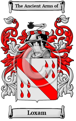 Loxam Family Crest/Coat of Arms