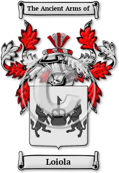 Loiola Family Crest Download (jpg) Legacy Series - 150 DPI