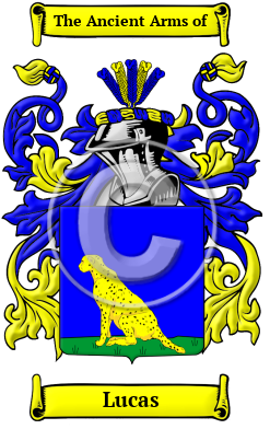Lucas Family Crest Download (JPG) Heritage Series - 600 DPI