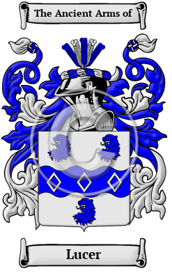 Lucer Family Crest Download (JPG) Heritage Series - 600 DPI