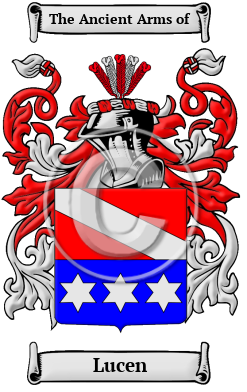 Lucen Family Crest Download (JPG) Heritage Series - 600 DPI