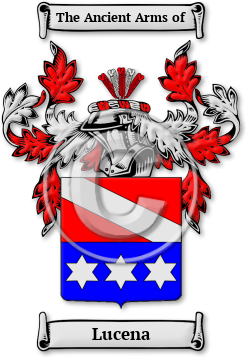 Lucena Family Crest Download (jpg) Legacy Series - 150 DPI