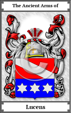Lucens Family Crest Download (JPG)  Book Plated - 150 DPI