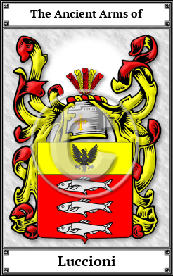 Luccioni Family Crest Download (JPG) Book Plated - 600 DPI